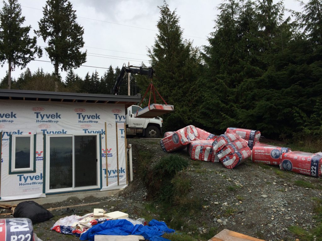 delivery of construction materials